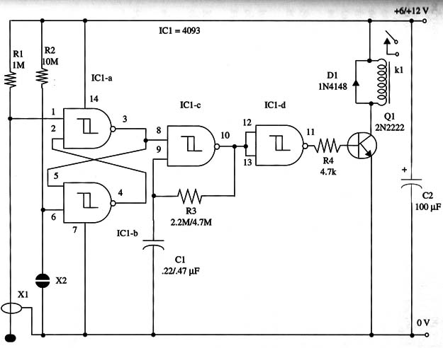 Figure 1 – Schematic diagram of the alarm
