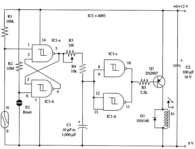 Figure 1 – Schematic diagram of the alarm
