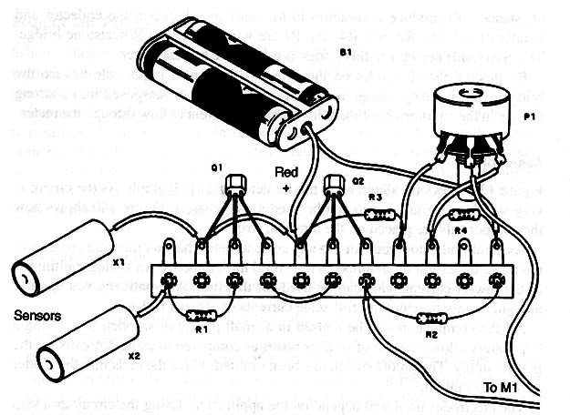 Figure 2 – The circuit can be mounted on a terminal strip
