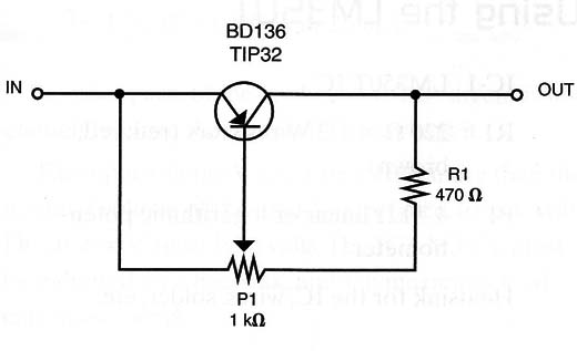 Figure 5 – using a PNP transistor
