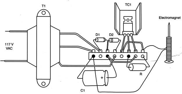 Figure 11 – Placement of components on a terminal strip
