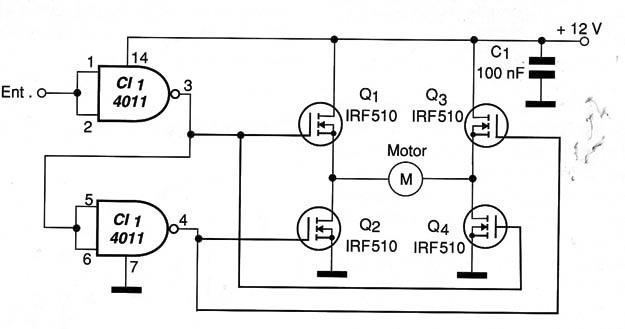 Figure 7 – Diagram of the H-Bridge Diagram 
