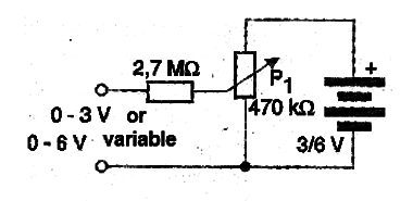 Figure 4 - The polarization circuit.
