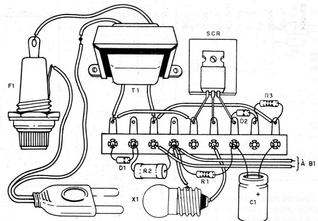 Figure 2 - Assembly using a terminal strip
