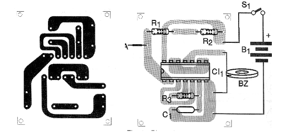 Figure 2 - Printed circuit board for mounting
