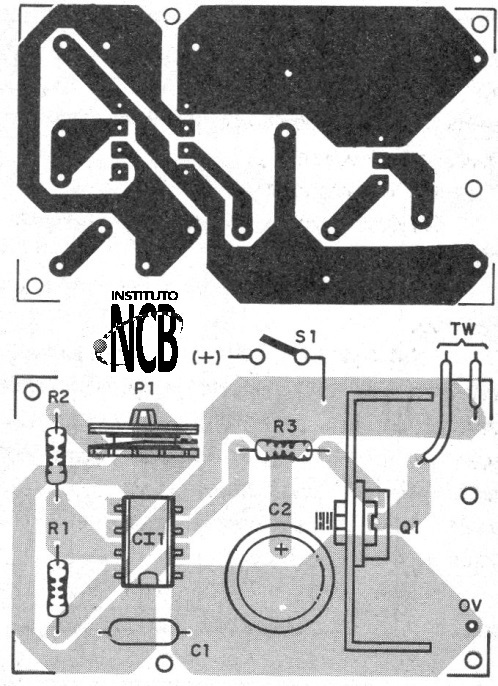 Figure 2 - Printed circuit board for mounting
