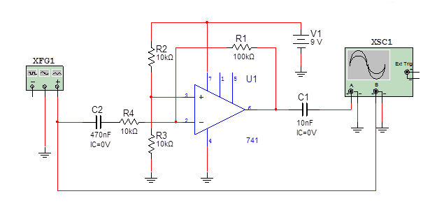 Figure 1 – Circuit for simulation
