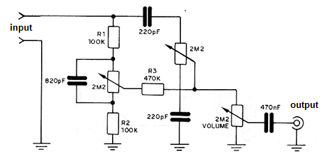 Volume and Tone Control
