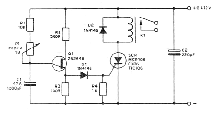 Timer Using a UJT
