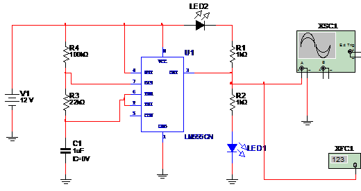 Dual Flasher Using the 555 IC
