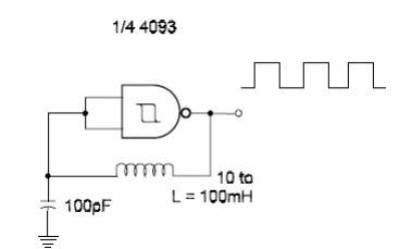 LC Oscillator Using the 4093
