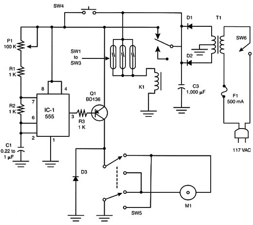 Figure 7 – Schematic diagram of the circuit
