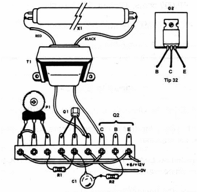 Figure 2 – Components placement on a terminal strip
