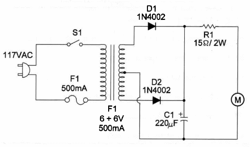 Figure 1 – Schematics for the liquids shaker
