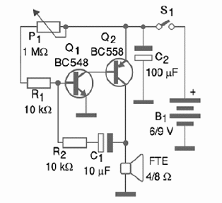 Figure 1 – Schematic diagram of the metronome
