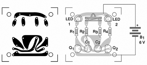 Figure 2 – Diagram of the LED blinker
