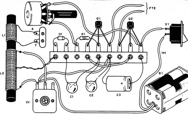 Figure 2 – using a terminal strip as chassis
