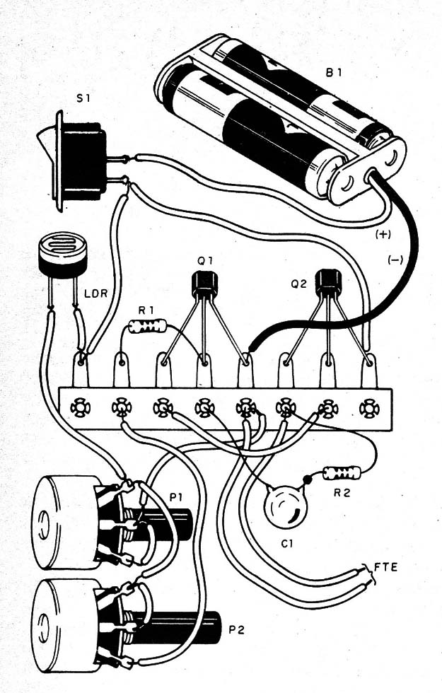 Figure 2 – Mounting using a terminal strip as chassis
