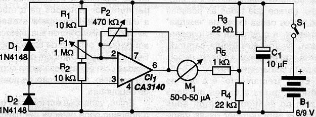 Figure 5 - Full diagram of the detector.
