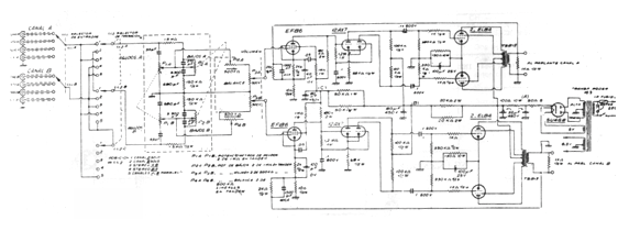 Figure 1 - Full diagram of the amplifier.
