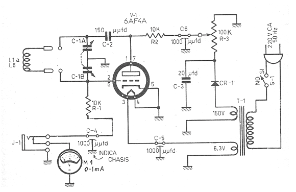 Figure 1 - Full diagram of the oscillator.
