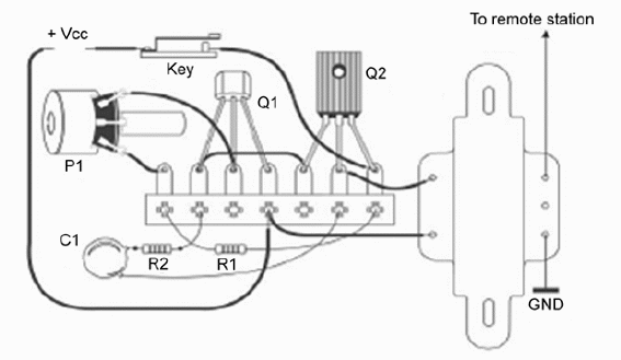 Figure 2 – Components are placed on a terminal strip
