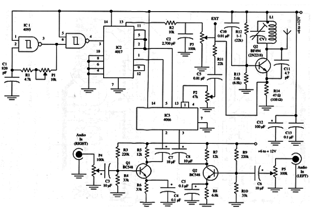 Figure 4 – Schematic diagram of the transmitter
