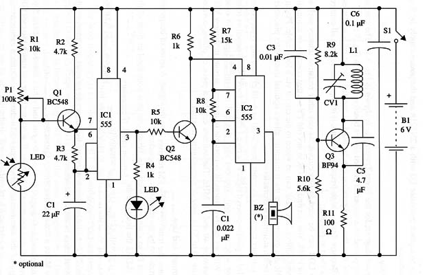 Figure 5 – Schematic diagram of the transmitter
